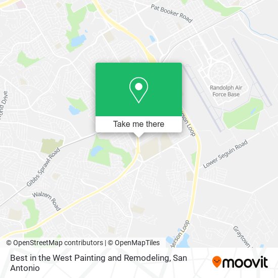 Best in the West Painting and Remodeling map