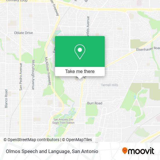 Olmos Speech and Language map