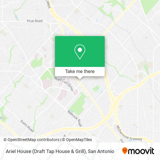 Ariel House (Draft Tap House & Grill) map