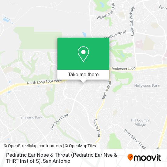 Pediatric Ear Nose & Throat (Pediatric Ear Nse & THRT Inst of S) map