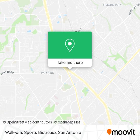 Walk-on's Sports Bistreaux map