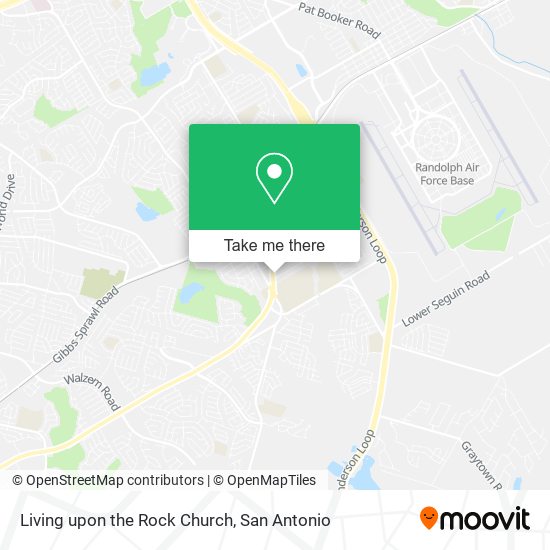 Living upon the Rock Church map