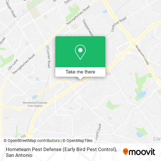 Mapa de Hometeam Pest Defense (Early Bird Pest Control)