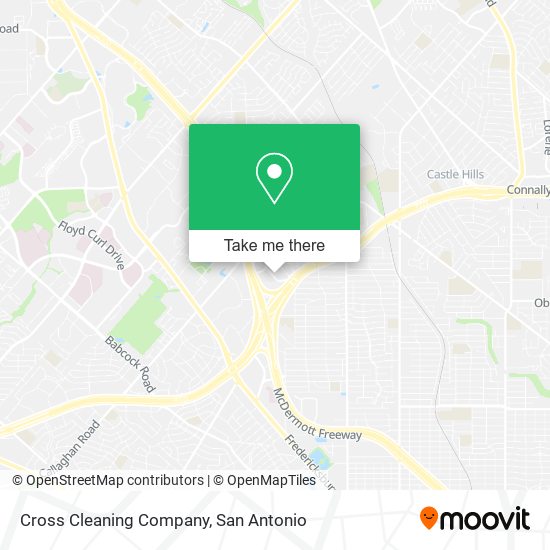 Cross Cleaning Company map