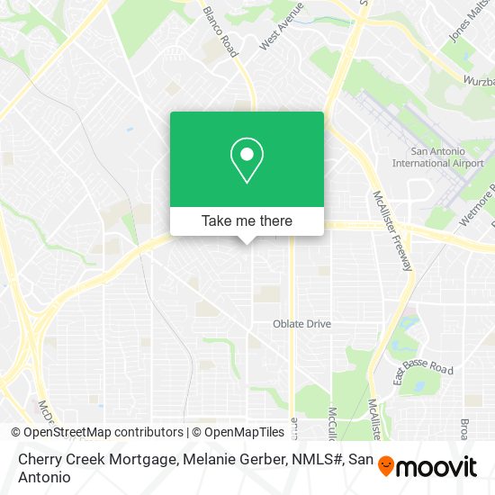 Mapa de Cherry Creek Mortgage, Melanie Gerber, NMLS#