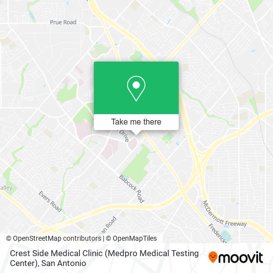 Crest Side Medical Clinic (Medpro Medical Testing Center) map