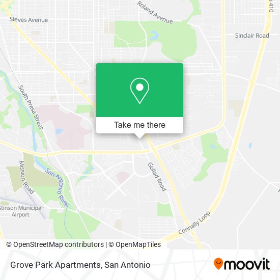 Mapa de Grove Park Apartments
