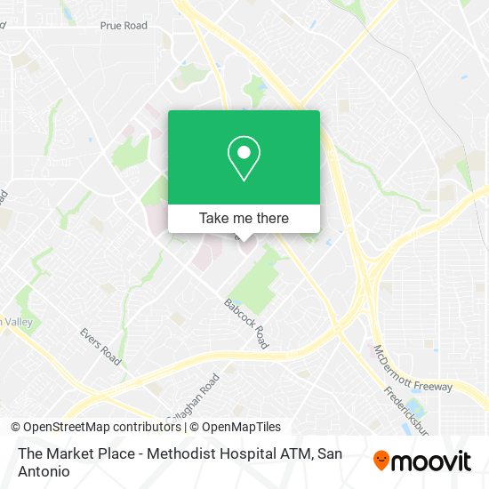 Mapa de The Market Place - Methodist Hospital ATM