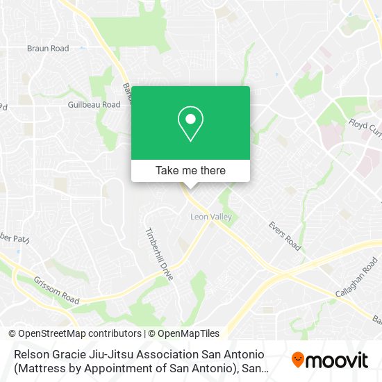 Relson Gracie Jiu-Jitsu Association San Antonio (Mattress by Appointment of San Antonio) map