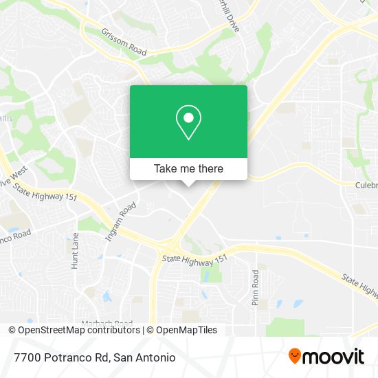 7700 Potranco Rd map
