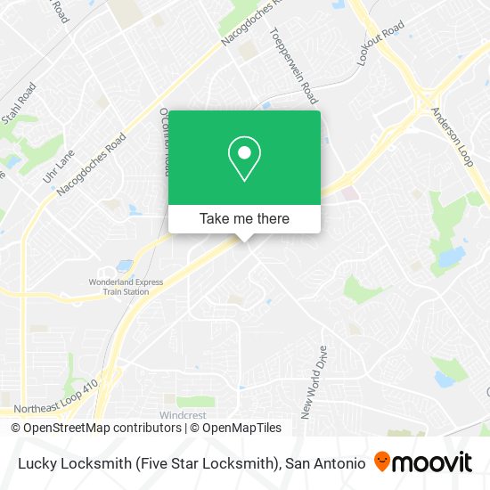 Lucky Locksmith (Five Star Locksmith) map