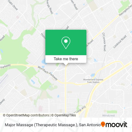 Major Massage (Therapeutic Massage.) map