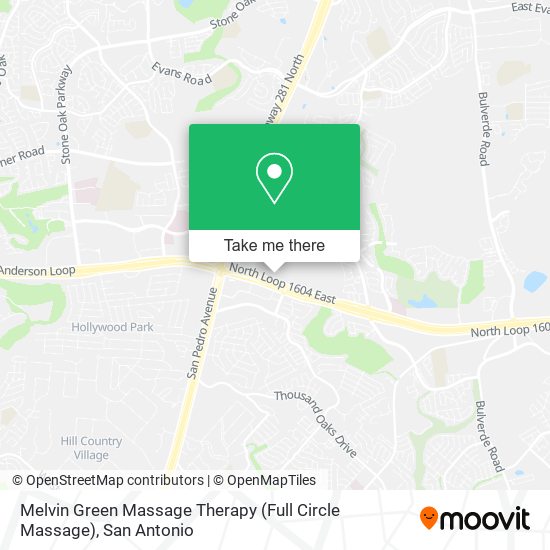 Melvin Green Massage Therapy (Full Circle Massage) map