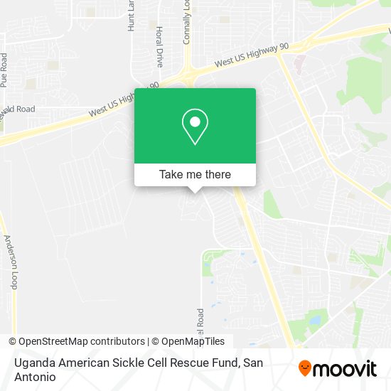 Uganda American Sickle Cell Rescue Fund map