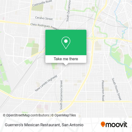Mapa de Guerrero's Mexican Restaurant