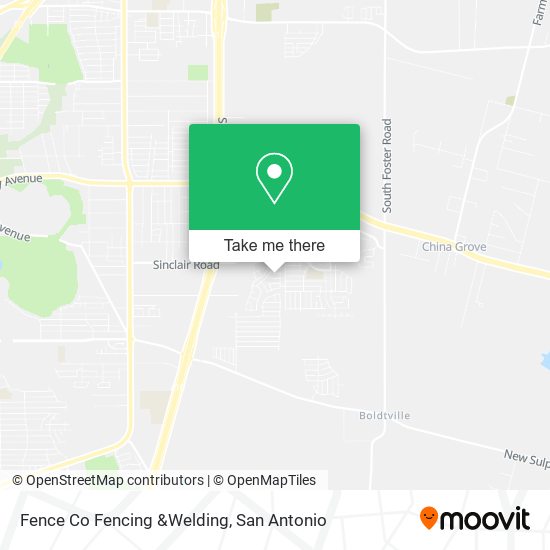 Fence Co Fencing &Welding map