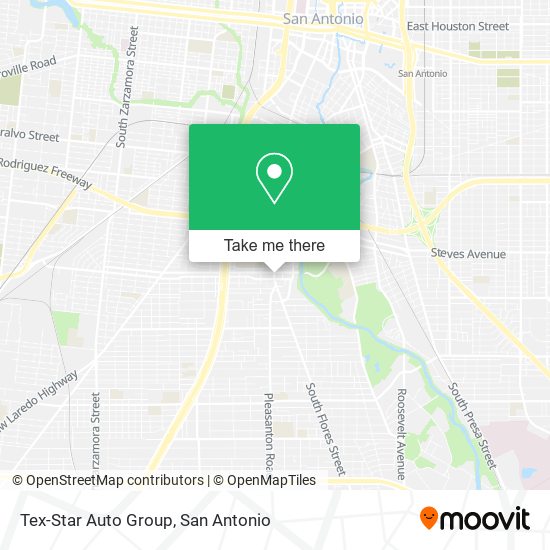 Mapa de Tex-Star Auto Group