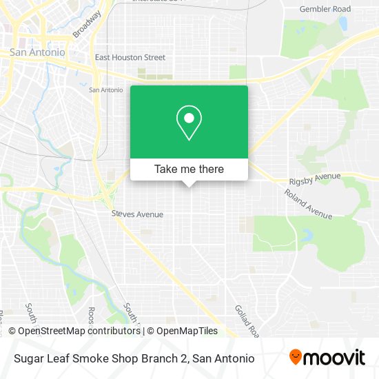 Mapa de Sugar Leaf Smoke Shop Branch 2