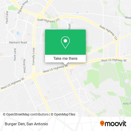 Mapa de Burger Den