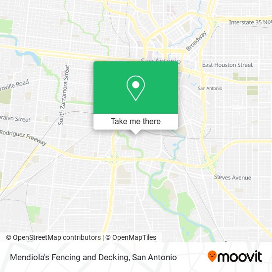 Mendiola's Fencing and Decking map