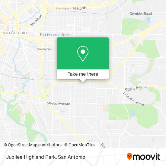 Mapa de Jubilee-Highland Park