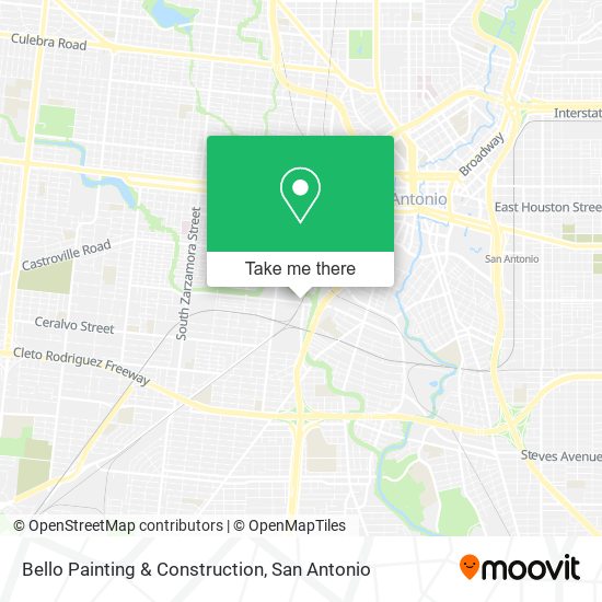 Bello Painting & Construction map