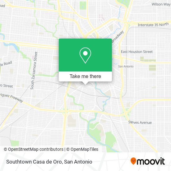 Mapa de Southtown Casa de Oro