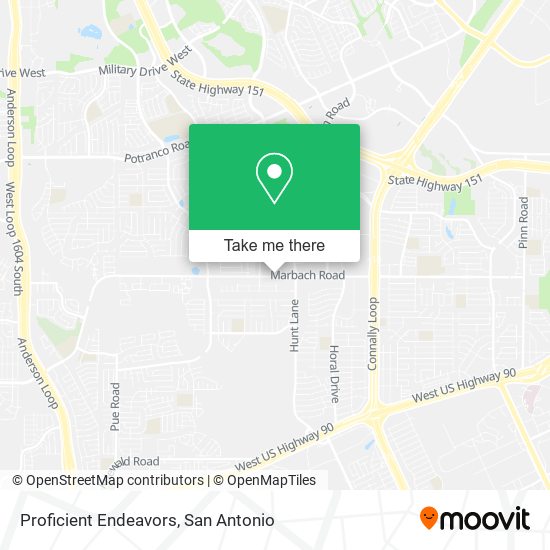 Proficient Endeavors map