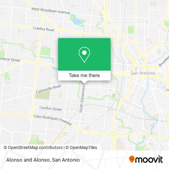 Mapa de Alonso and Alonso