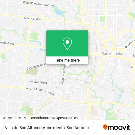 Mapa de Villa de San Alfonso Apartments