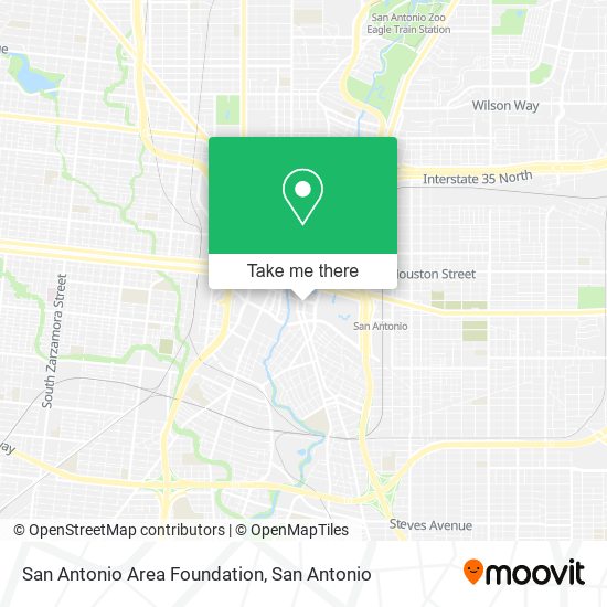 Mapa de San Antonio Area Foundation