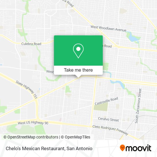 Mapa de Chelo's Mexican Restaurant