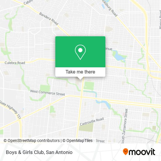 Mapa de Boys & Girls Club