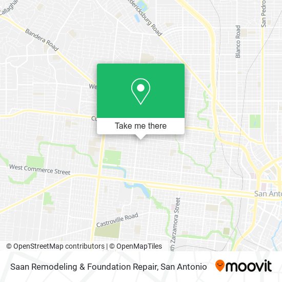 Saan Remodeling & Foundation Repair map