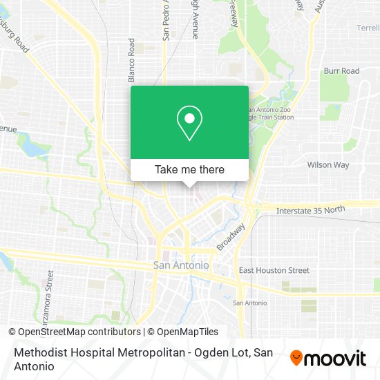 Mapa de Methodist Hospital Metropolitan - Ogden Lot