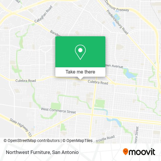 Mapa de Northwest Furniture