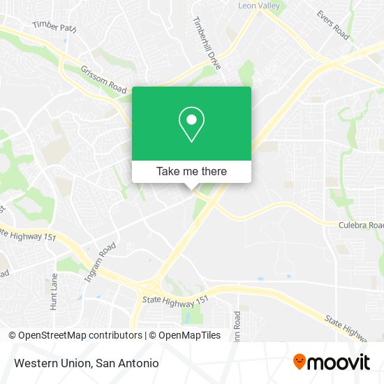 Mapa de Western Union