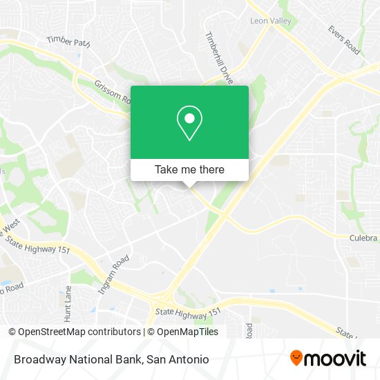 Broadway National Bank map