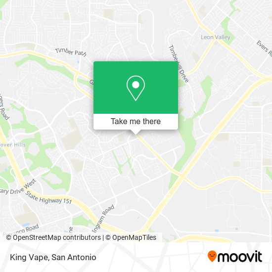 King Vape map