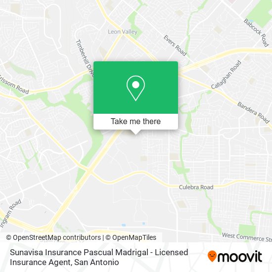 Mapa de Sunavisa Insurance Pascual Madrigal - Licensed Insurance Agent