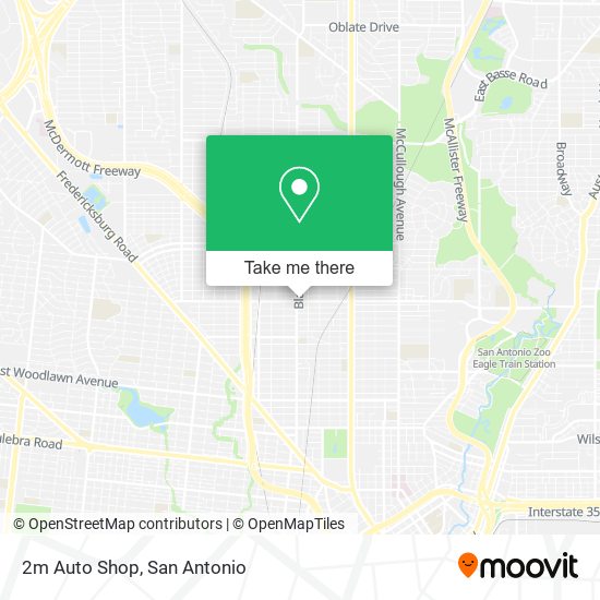 2m Auto Shop map