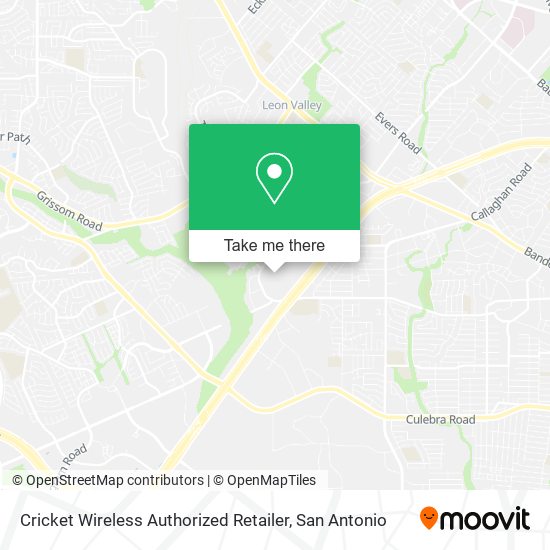 Cricket Wireless Authorized Retailer map