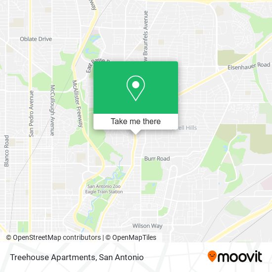 Treehouse Apartments map