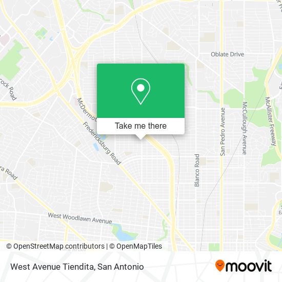 Mapa de West Avenue Tiendita
