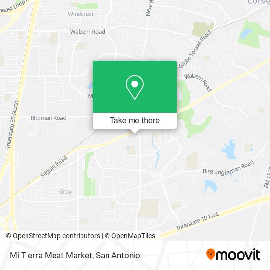 Mi Tierra Meat Market map