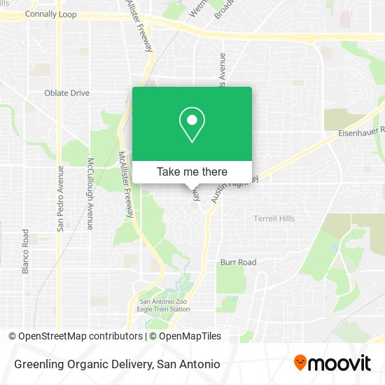 Greenling Organic Delivery map