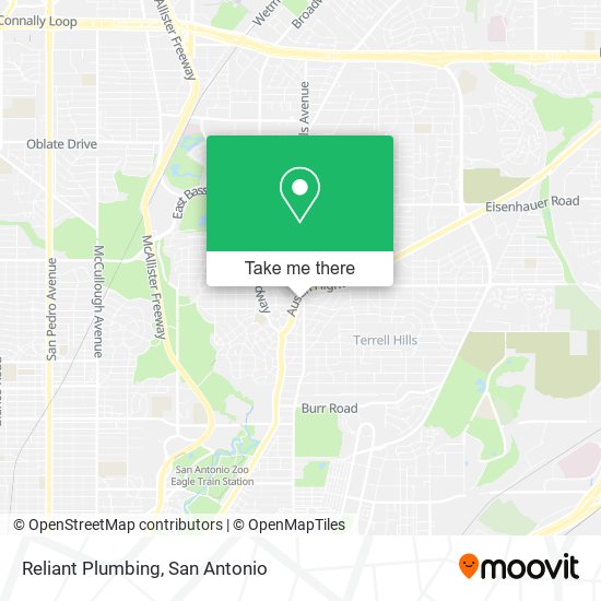 Mapa de Reliant Plumbing