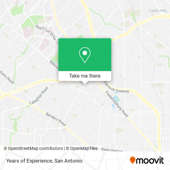 Years of Experience map