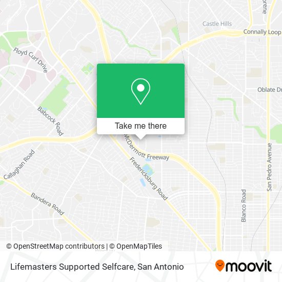 Mapa de Lifemasters Supported Selfcare