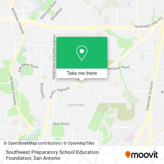 Southwest Preparatory School Education Foundation map